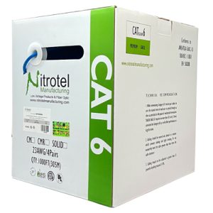 Cable UTP Cat6 CM Azul Nitrotel NTNC6BU-C
