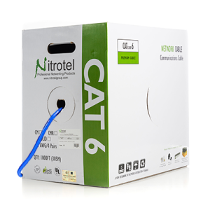 Cable UTP Cat6 CMR Riser Azul Nitrotel NTNC6EBU-R