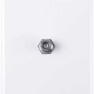Placa de Pared Nitrotel con Conector F-81 para CATV
