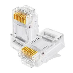 Paquete de 100 Conectores Modulares RJ45 Cat6 Nitrotel NTMP6E