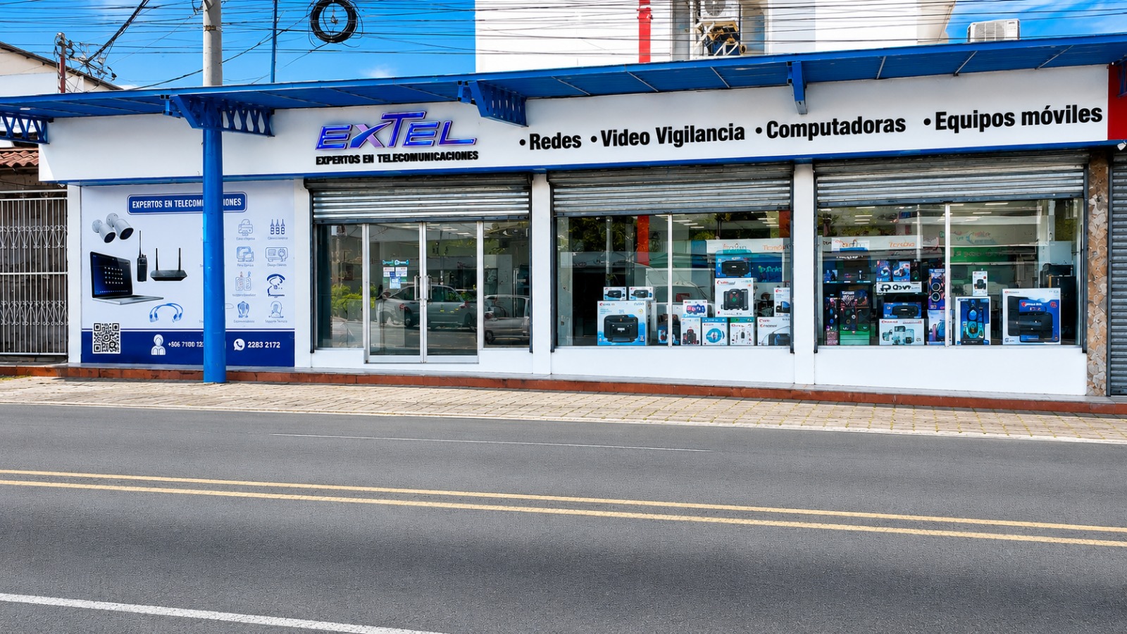 Fachada Extel