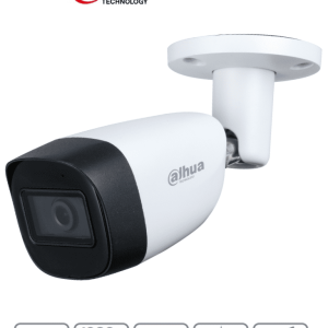 Cámara Bullet Dahua DH-HAC-HF1200CMN Full HD 1080p 2.8mm IR 30m IP67 Metálica